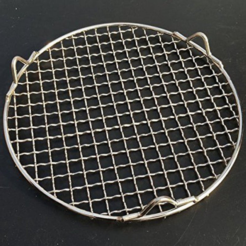 Fivebop Round Cooling Rack Stainless Steel Cross Wire Barbecue Grill Net Racks with 3 Legs for Cooking Baking Steaming (8.25 inches) - Image 3